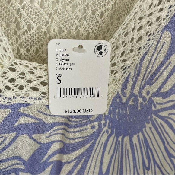 NEW Intimately Free People Floral Lace Dress Size S - Picture 6 of 7